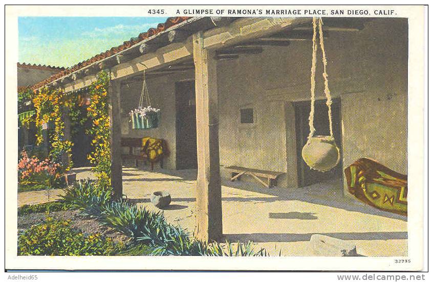 A Glimpse Of Ramona´s Marriage Place, San Diego (wensput, Puits Aux Voeux) - San Diego