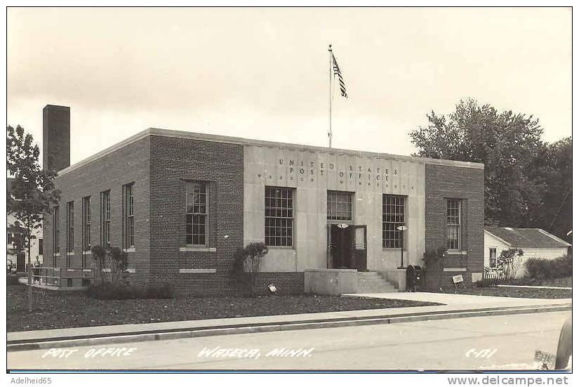 Real Photo, Vraie Photo, The Post Office, Waseca, MN Publ.: The LL Cook, Milwaukee - Other & Unclassified