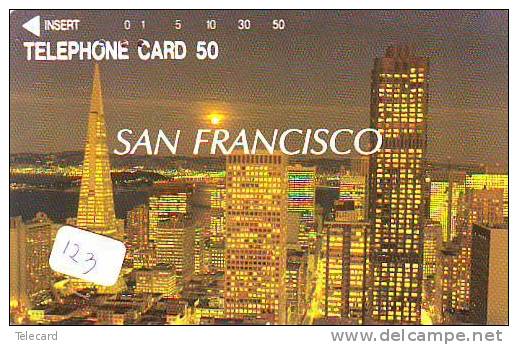 Phonecard USA  Related  * Telecarte USA Connectés  (123) SAN FRANCISCO * Telefonkarte USA Verbunden - Japan - - Landscapes