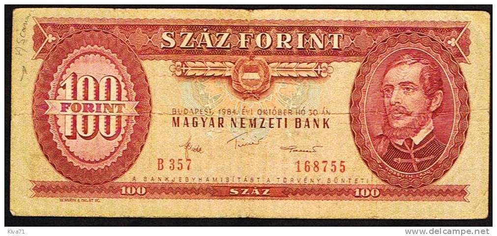 100  Forint  "Hongrie"  Octobre 1984     B1 - Hongrie