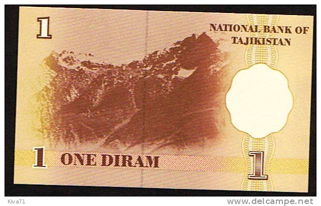 1 Ruble "TADJIKISTAN"  1999     UNC   Ro 62 - Tayikistán