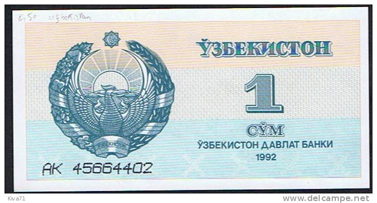 1 Cym  "OUZBEKISTAN"      1992   UNC     Ro 61 - Usbekistan