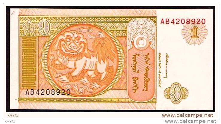 1 Tugrik    "MONGOLIE"       UNC  Ro 30 - Mongolia