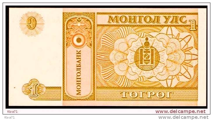 1 Tugrik    "MONGOLIE"       UNC  Ro 30 - Mongolia