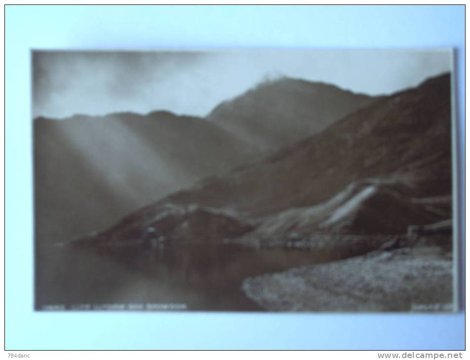 Llyn Llydaw And  Snowdon - Caernarvonshire