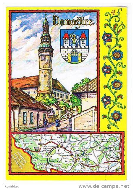 Domazlice Chodsky Hrad Mapa Mape - Czech Republic