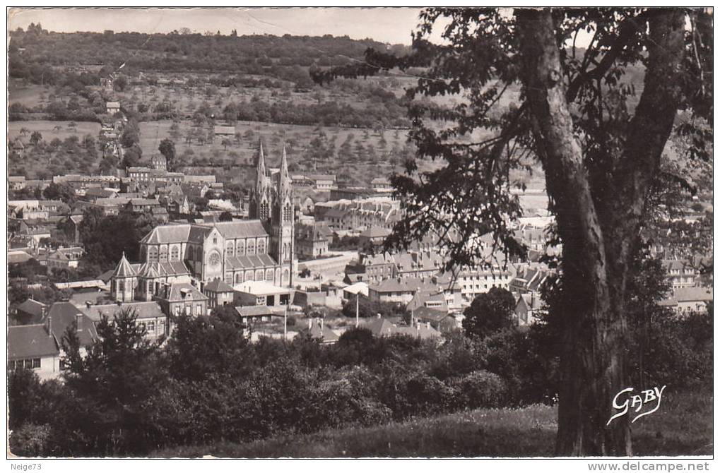 Carte Des Années 50 De L'Orne - Vimoutiers - Vue Générale - Vimoutiers