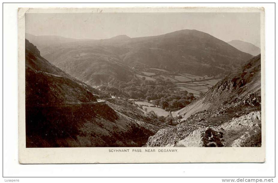 OLD FOREIGN 1885 -  UNITED KINGDOM - WALLES -- SCYHNANT PASS NEAR DEGANWY - Caernarvonshire