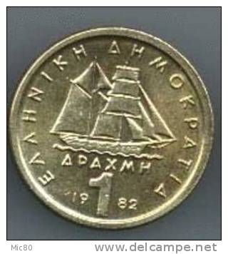 Grèce 1 Drachme 1982 Sup - Griechenland