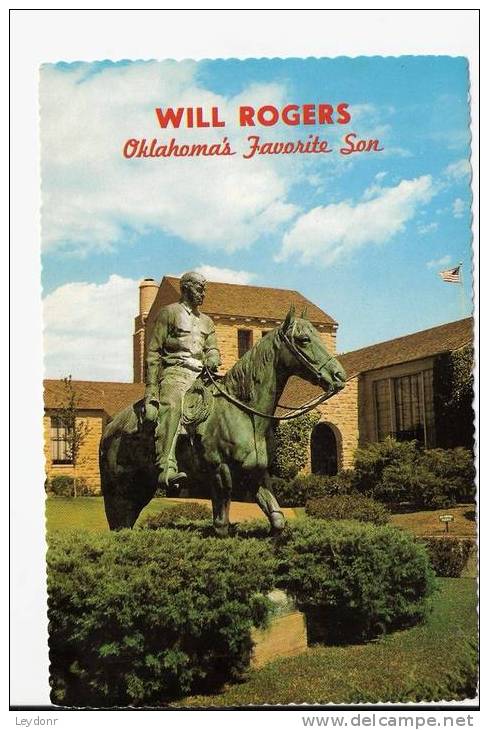 Will Rogers Oklahoma's Favorite Son - Cleremore - Oklahoma - Andere & Zonder Classificatie