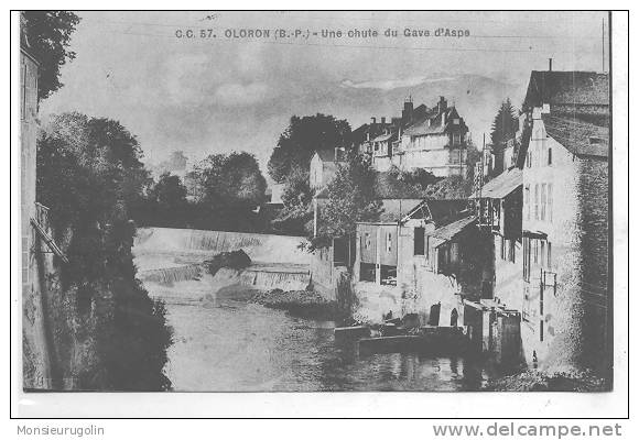 64 )) OLORON, Une Chute Du Gave D'Aspes, CC 57 - Oloron Sainte Marie