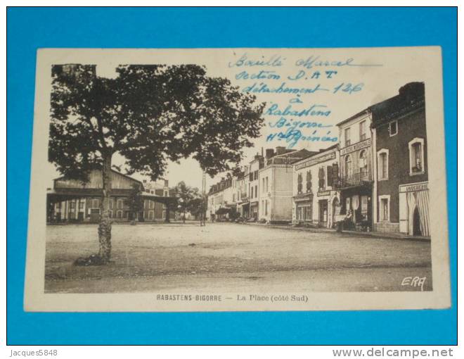 65) Rabastens De Bigorre - La Place  - Coté Sud   - Année 1940 - EDIT  Era - Rabastens De Bigorre