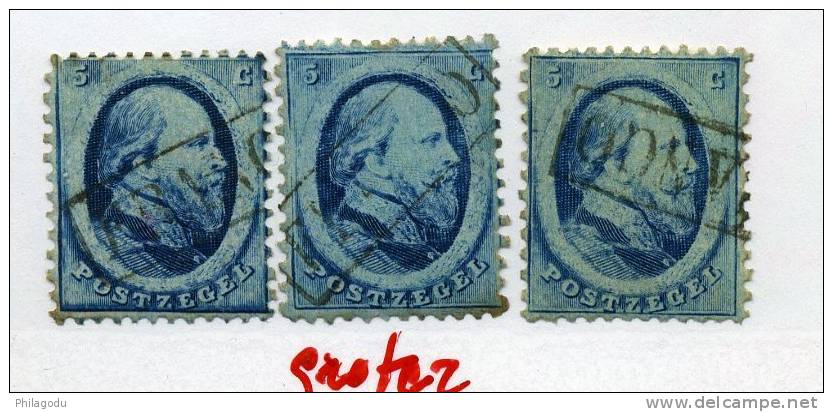 3 X Nr 4  Met Een Groter Dan De Anderen   KW  20E X 3 = 60 E - Used Stamps