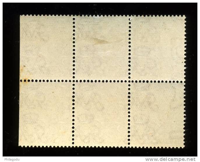 442  Watermark  1912 Block Of 6 ++ Mint Never Hinged Except Medium Up Cat Value For 4 Stamps  40  Pounds ? - Ungebraucht