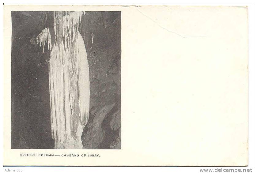 1898-1905 Caverns Of Luray 2 PC, Spectre Column, Titania´s Veil (grottes, Caves, Höhlen) - Sonstige & Ohne Zuordnung