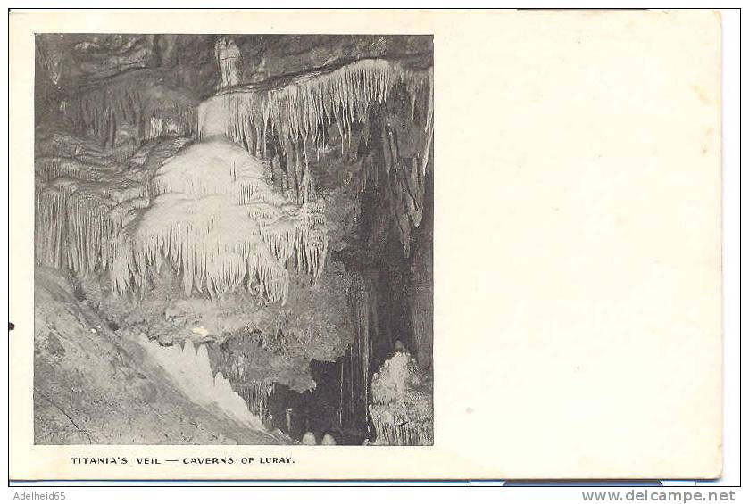 1898-1905 Caverns Of Luray 2 PC, Spectre Column, Titania´s Veil (grottes, Caves, Höhlen) - Sonstige & Ohne Zuordnung