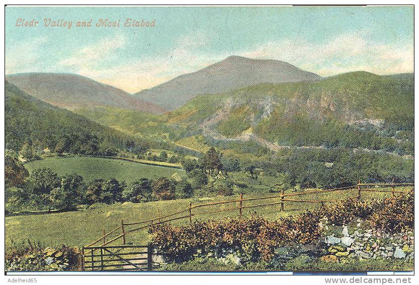 Wales, Lledr Valley And Moel Siabod (Snowdonia) Valentine's  Ca 1910 - Anglesey