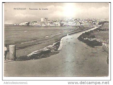 14910)cartolina Illustratoria  Pozzallo - Ponarama Da Levante - Ragusa