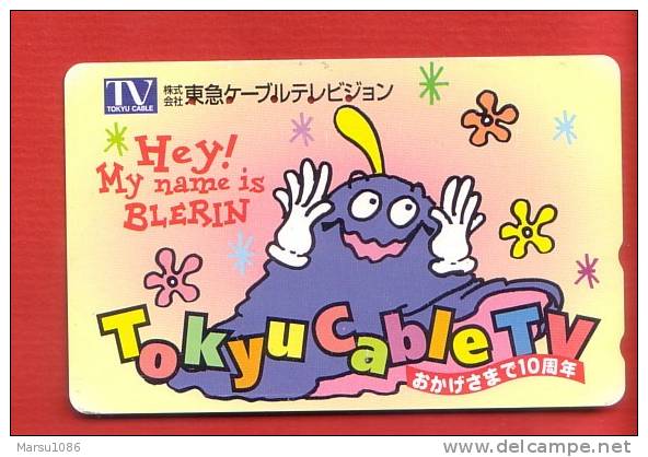 Japan Japon  Telefonkarte Télécarte Phonecard Telefoonkaart -   Comic Blerin Tokyu Cable TV - BD