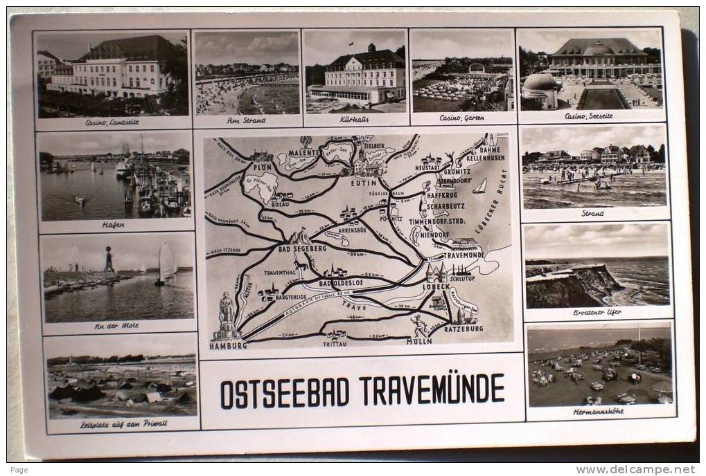 Travemünde,Mehrbildkarte,1960,Ostseebad,Lübeck, - Lübeck-Travemuende