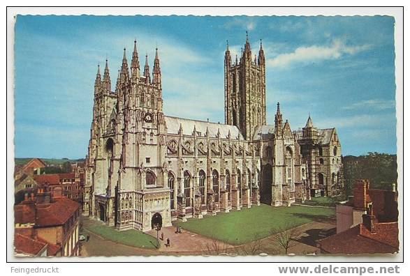 D 2269 - Canterbury, The Cathedral - CAk, Gelaufen - Canterbury