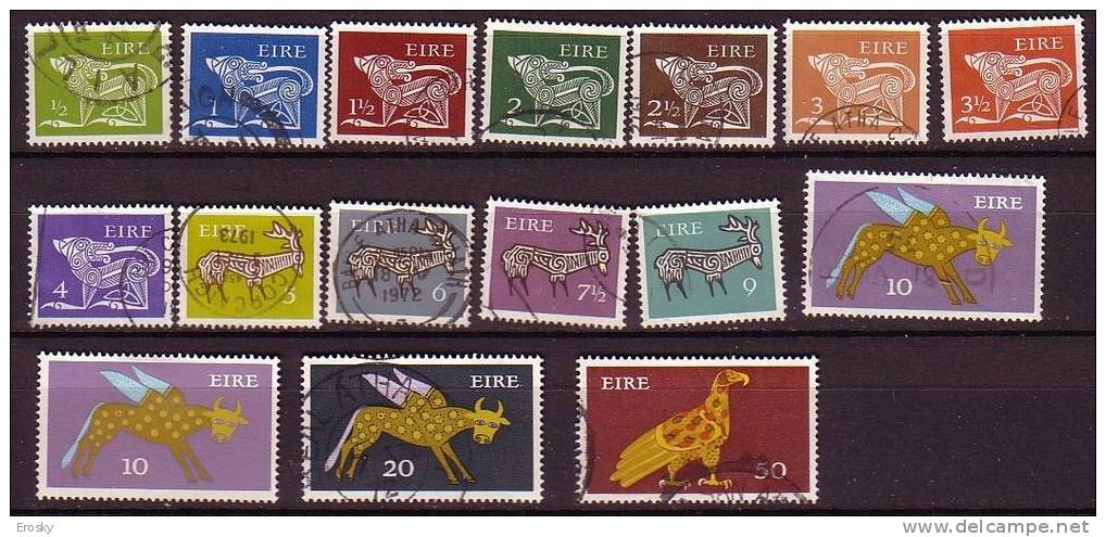 Q0284 - IRLANDE IRELAND Yv N°252/66+264a - Used Stamps