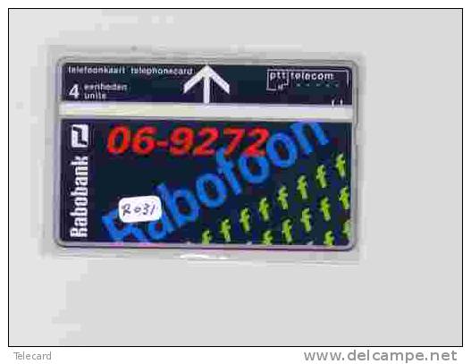 Telefoonkaart LANDIS&GYR NETHERLANDS R-031 RABO-BANK * Nederland Pays-Bas Niederlande Prive Private - Privées