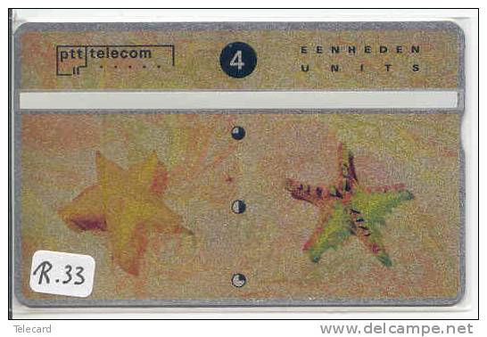 Telefoonkaart LANDIS&GYR NETHERLANDS R-033 STARFISH * Nederland Pays-Bas Niederlande Prive Private - Privat