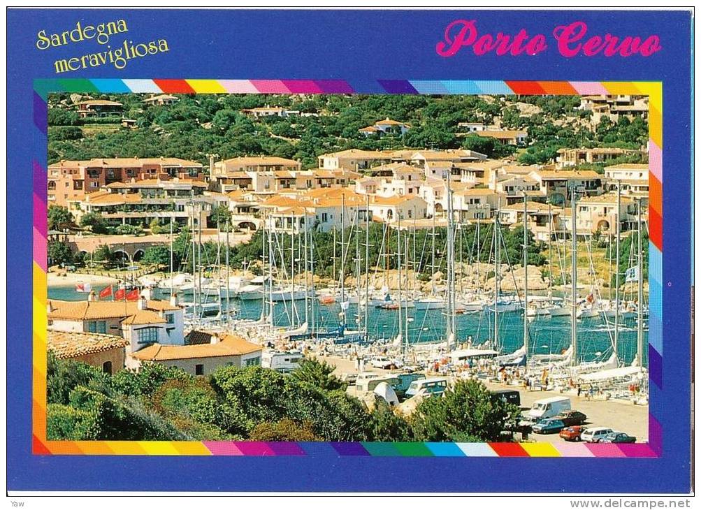 ITALIA  CARTOLINA SARDEGNA PORTO CERVO OLBIA - PANORAMA.  NUOVA - Olbia