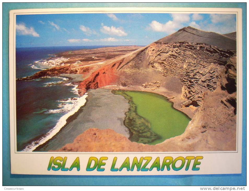 R.4210 CANARIAS CANARY ISLANDS LANZAROTE LAGO VERDE AÑOS 80/90 CIRCULADA MIRA MAS POSTALES DE ESTA CIUDAD EN MI TIENDA - Lanzarote