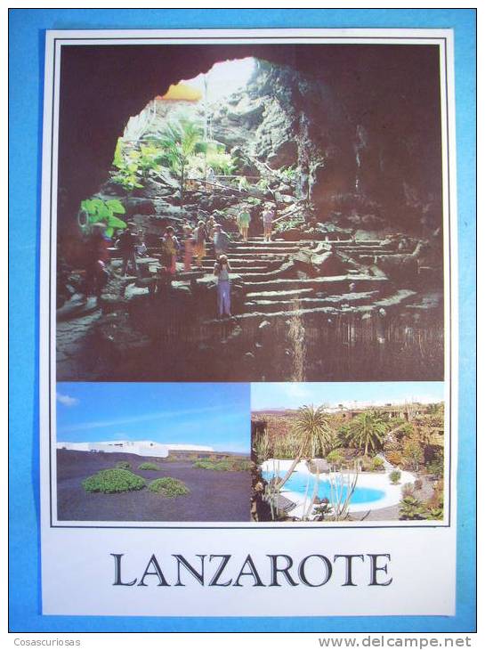 R.4211 CANARIAS CANARY ISLANDS LANZAROTE JAMEOS DEL AGUA AÑOS 80 CIRCULADA MIRA MAS POSTALES DE ESTA CIUDAD EN MI TIENDA - Lanzarote