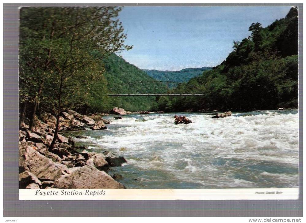 Fayette Station Rapids - New River George National River,  West Virginia - Other & Unclassified