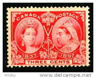 1897 3 Cent  Queen Victoria Diamond Jubilee  #53  MH - Ungebraucht