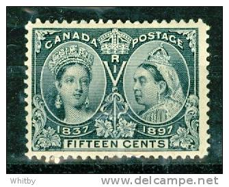 1897 15 Cent  Queen Victoria Diamond Jubilee  #58 MH - Neufs