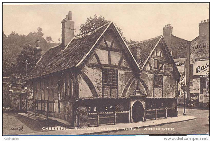 Cheesehill Rectory (oldest House) Winchester, Valentine's Sepiatype Series Ca 1905-1915 - Winchester