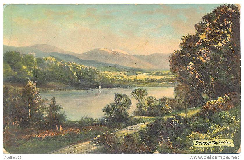 Dunoon The Lochan Regal Art Publishing CO. (Rapco Post Card) - Argyllshire