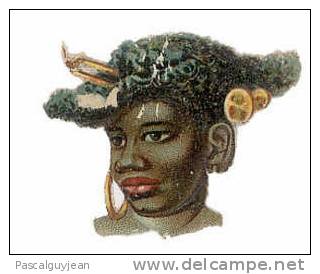 DECOUPI VISAGE DE FEMME NOIRE - Sonstige & Ohne Zuordnung