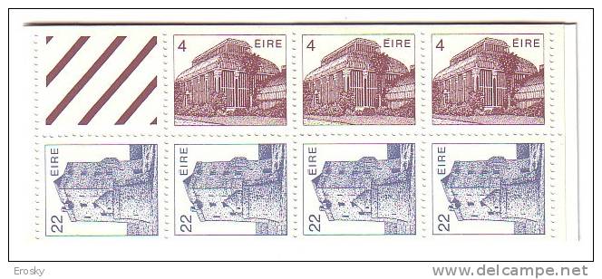 E787 - IRLANDE IRELAND Yv N°495a CARNET ARCHITECTURE - Postzegelboekjes