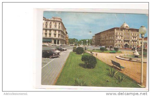 18148)cartolina Illustratoria  Viareggio - Piazza Puccini , Nuova - Viareggio