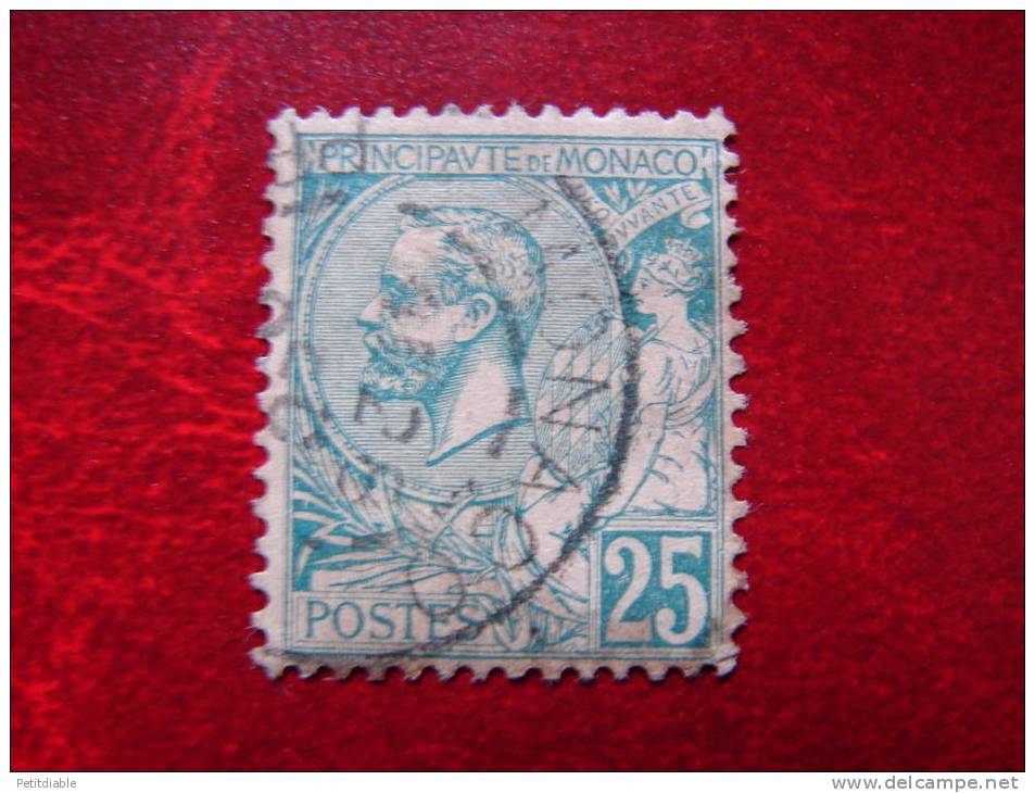 MONACO - N° 16 YT - Prince Albert Ier -1891 - Oblitéré - Used Stamps
