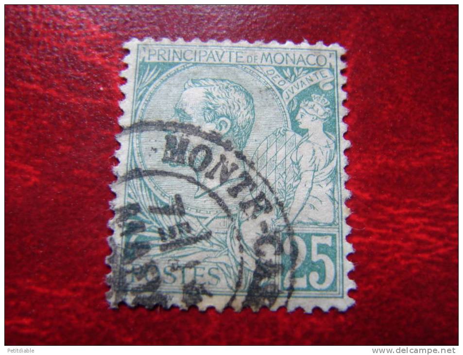 MONACO - N° 16 YT - Prince Albert Ier -1891 - Oblitéré - Used Stamps
