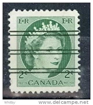 1954 2 Cent Queen Elizabeth II Wilding Pre Cancel #338xx - Precancels