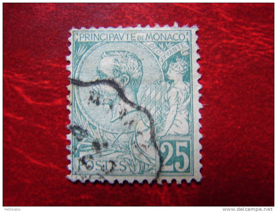 MONACO - N° 16 YT - Prince Albert 1er - 1891 - Oblitéré - - Used Stamps