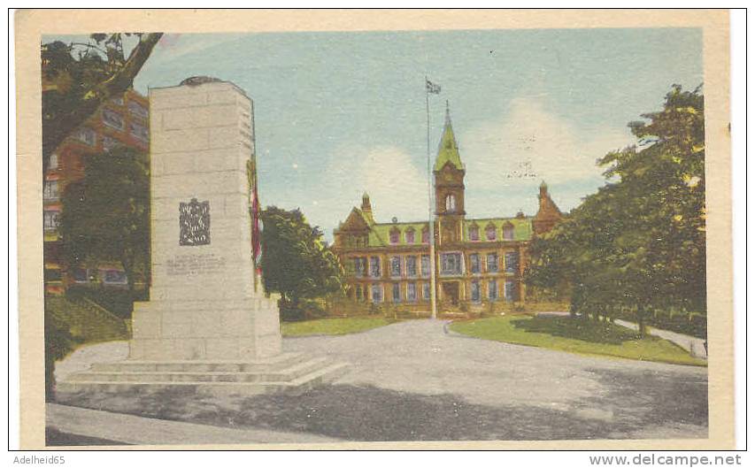 War Memorial And City Hall, Halifax, Nova Scotia, Canada 1950 - Halifax