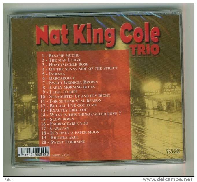 Nat King Cole Trio  CD  Neuf  Sous Blister - Jazz