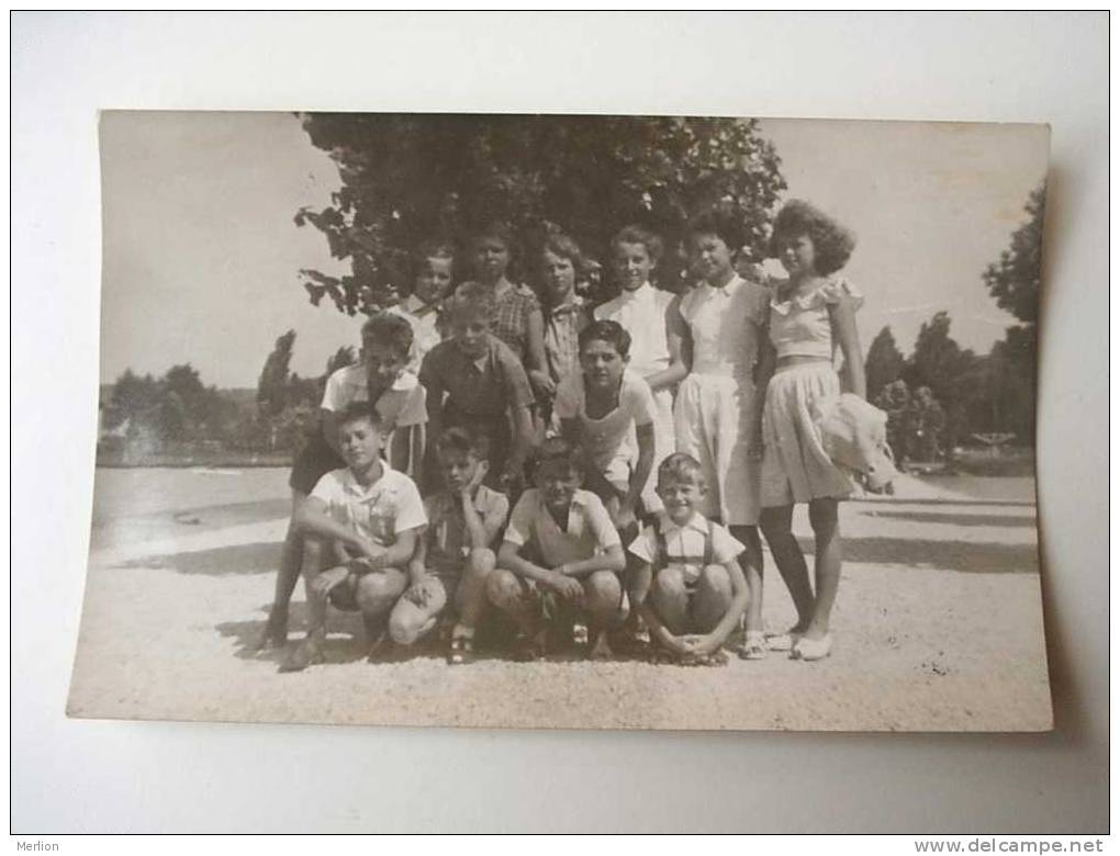 Hungary - Tennis Players , Group Photo   Budapest  -  Real Photo  Cca 1950-60's  VF -  D44439 - Sport