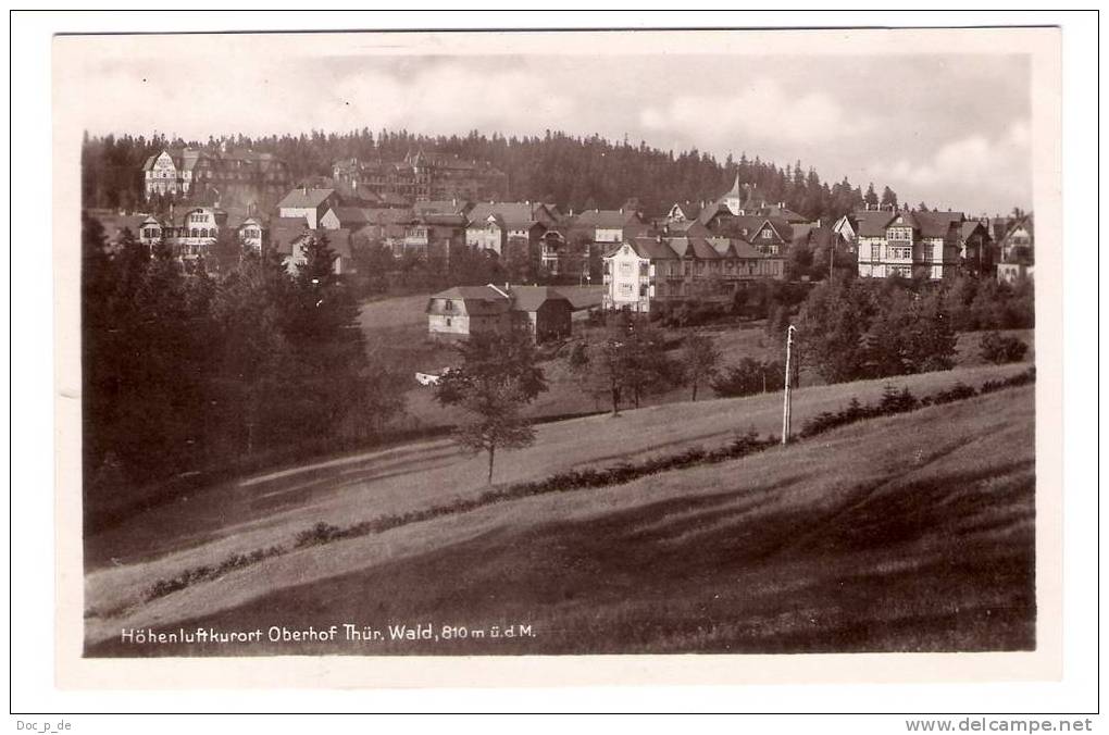 Germany - Oberhof - Höhenluftkurort - Thüringer Wald - 810m ü. D. M. - Oberhof