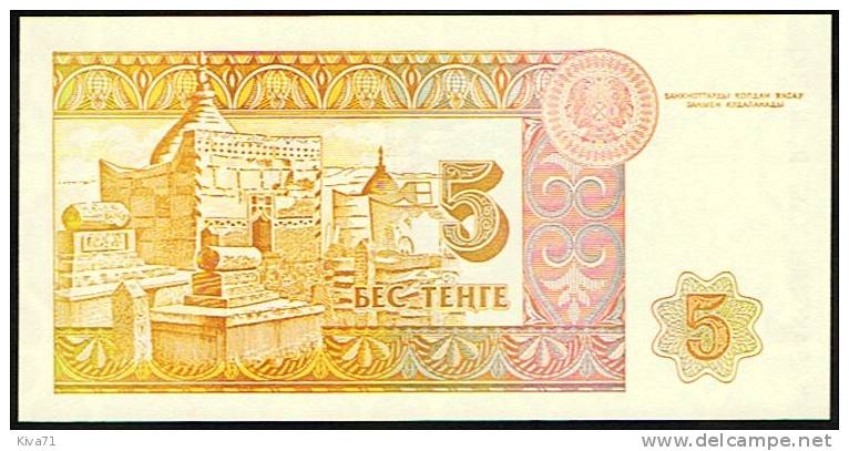 5 Tyin "KAZAKHSTAN"  1993  UNC    Ro 36 - Kasachstan