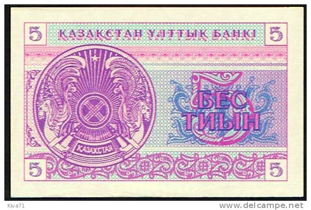 5 Tyin "KAZAKHSTAN"  1993  UNC  Ro 36 - Kazakhstan