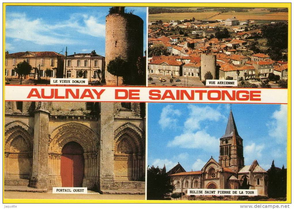 AULNAY DE SAINTONGE  Charente Maritime 4 Vues N°101 As De Coeur - Aulnay